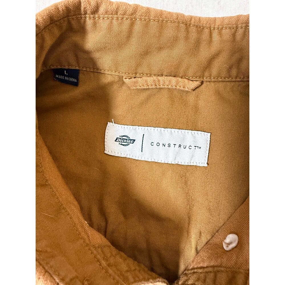 Dickies Construct Camel Long Sleeve Button Down S… - image 3